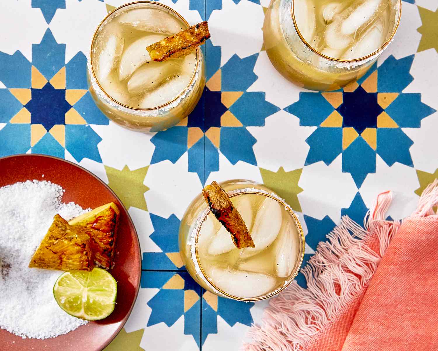 Smoky Mesquite-Charred Pineapple Margarita