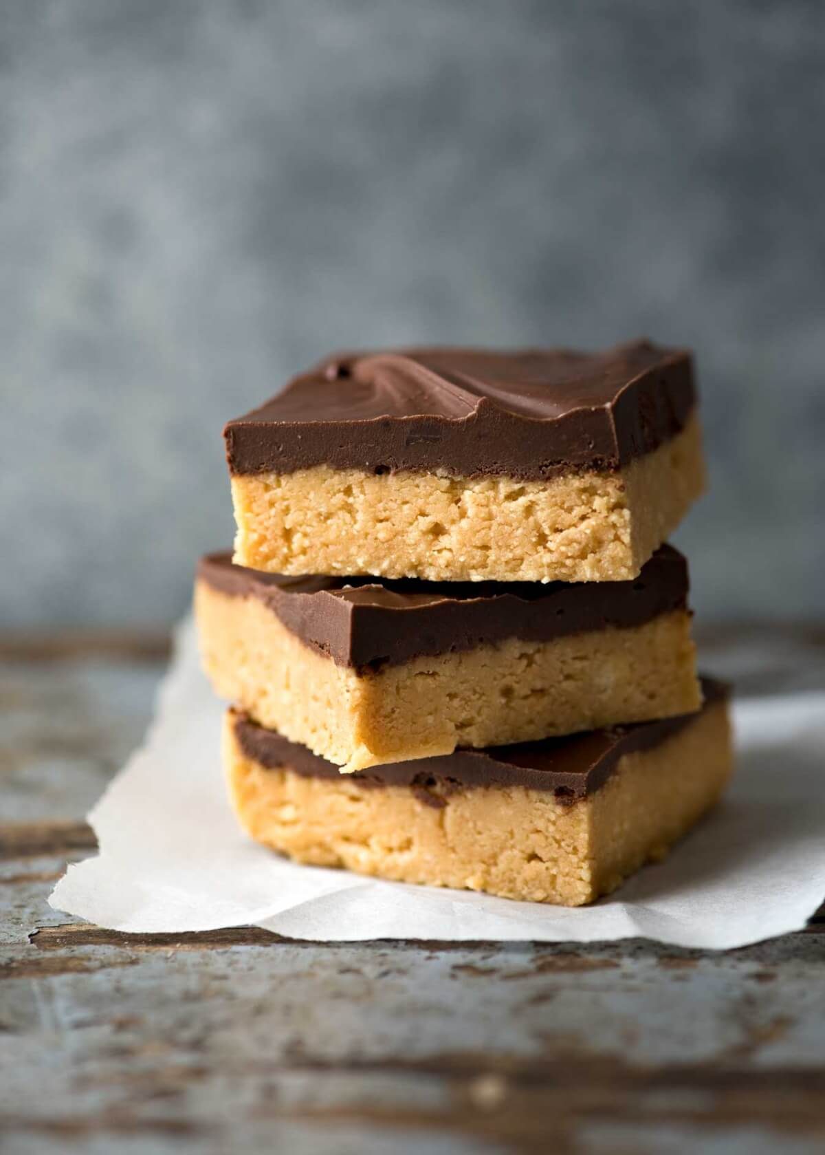 No-Bake Layered Chocolate Peanut Butter Bar