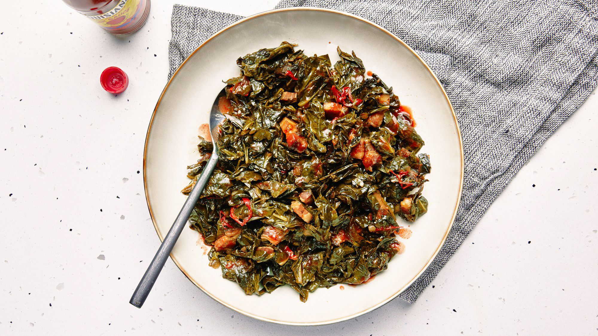 Collard Greens Sautéed with Ethiopian Spices and Niter Kibbeh