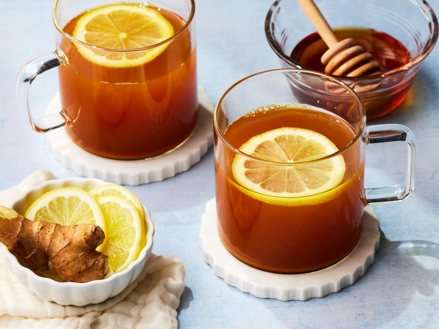 Turmeric-Honey Ginger Tea to Soothe Sinus Congestion