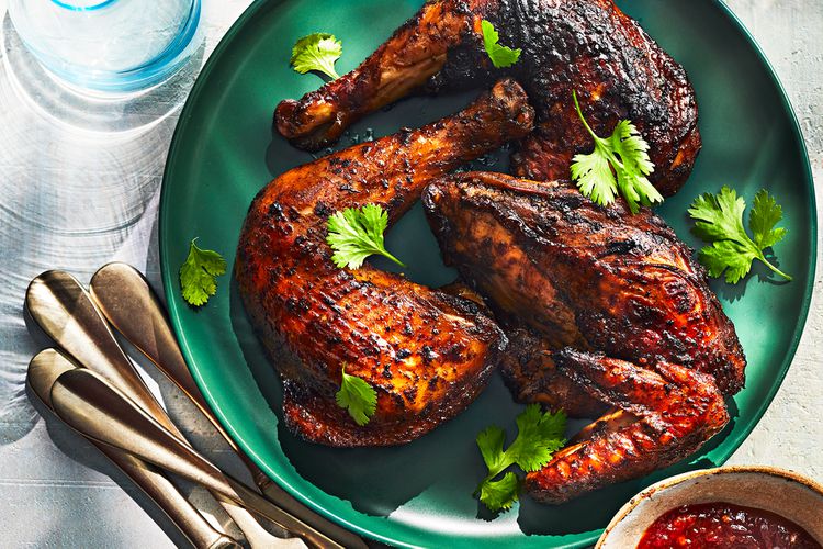 Pan-Seared Chicken with Tamarind and Vinegar Glaze