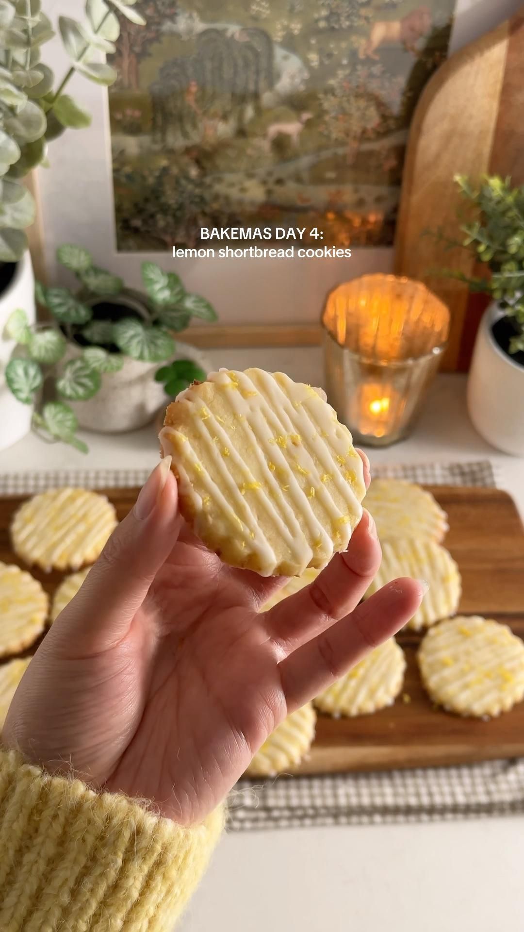 Honey-Lemon Shortbread Cookies