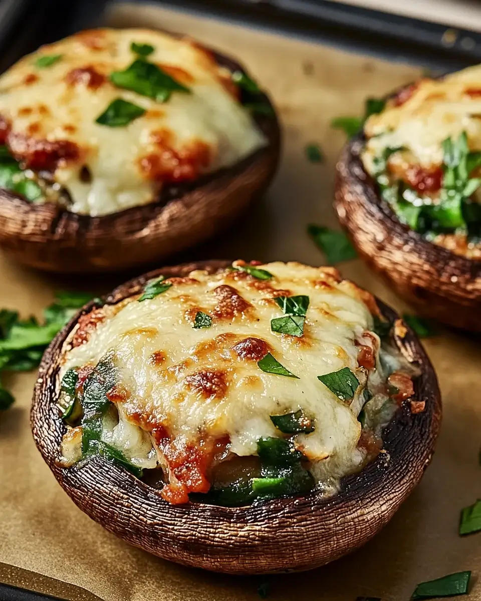 Taco-Stuffed Portobello Mushrooms with Avocado Crema