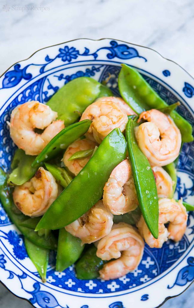 Stir-Fried Shrimp with Snap Peas and Ginger Garlic Sauce