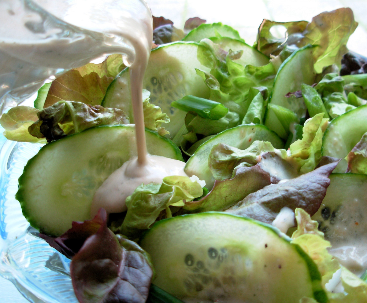 Best Greens Salad with Lemon-Herb Vinaigrette