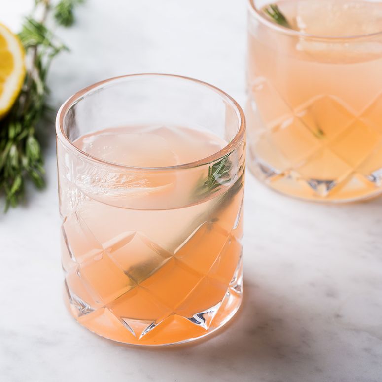 Rosemary Citrus Infused Vodka Cocktail