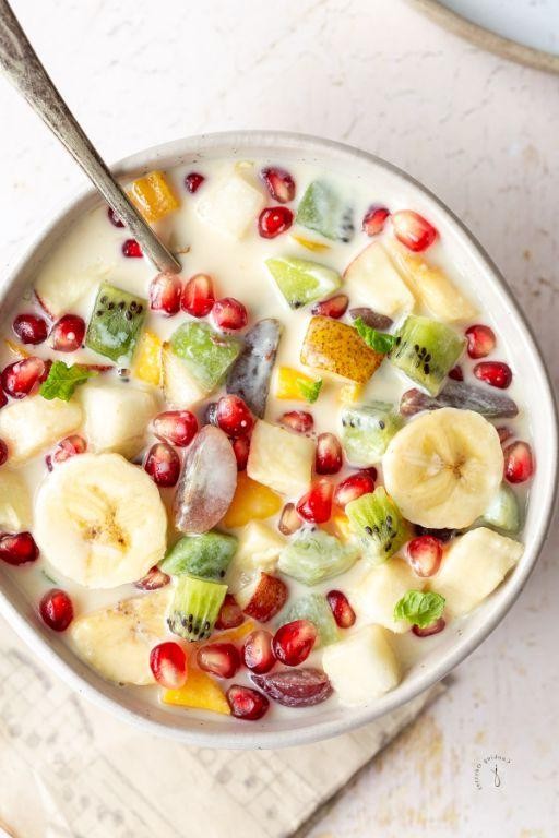 Sweet Coconut Macapuno Fruit Salad with Condensed Milk