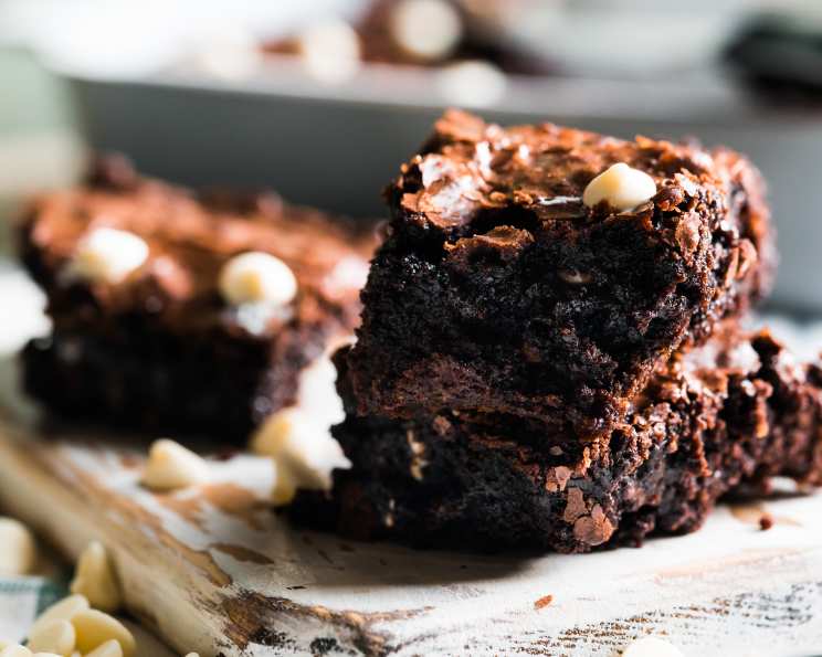 Chocolate-Stout Brownies with Sea Salt