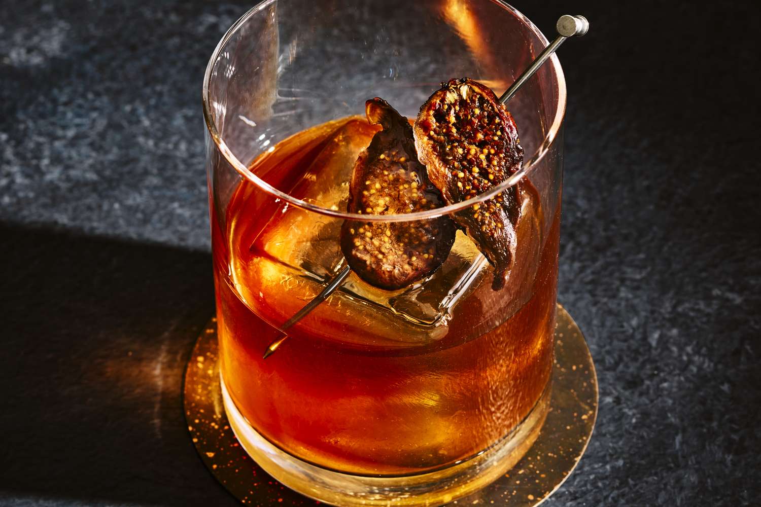 Smoky Vanilla Mezcal Old Fashioned
