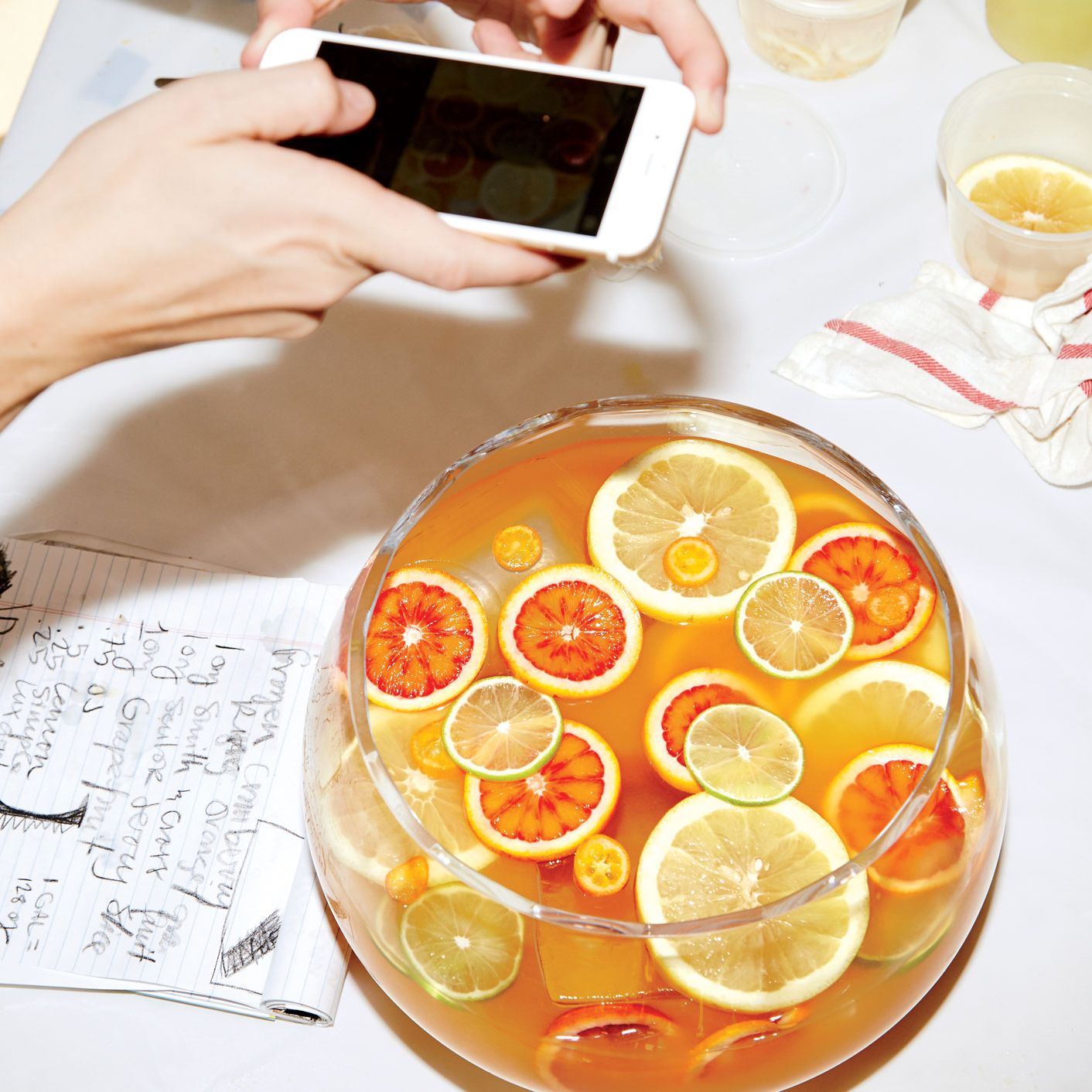 Muddled Spiced Rum Citrus Punch