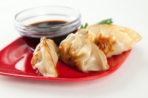 Steamed Cantonese Shrimp Dumplings with Ginger-Soy Dipping Sauce