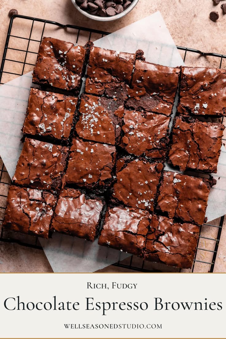 Baked Chocolate-Stout Brownies with Espresso