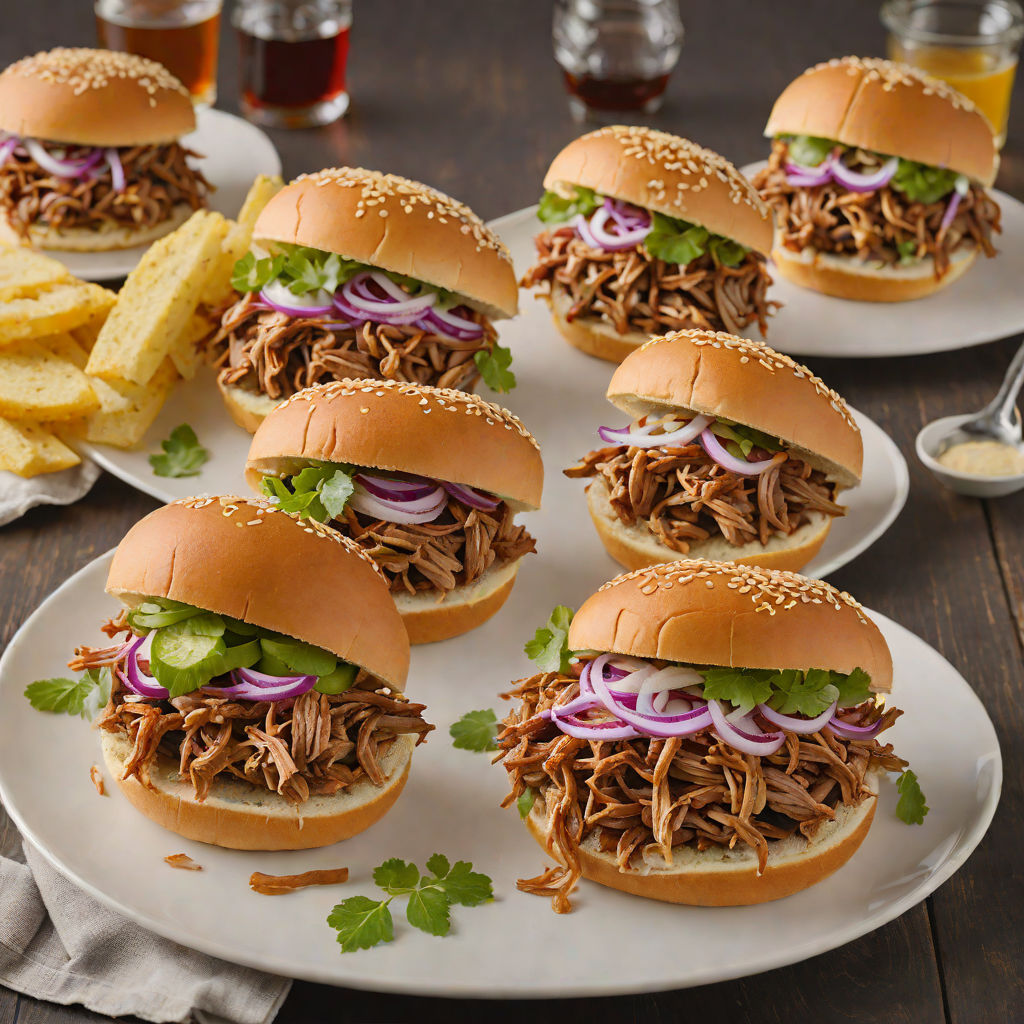 Slow-Smoked Kansas City-Style Pulled Pork Sandwiches