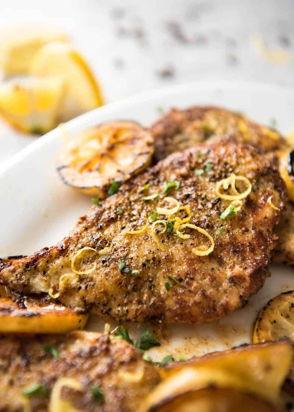Sautéed Chicken with Citrus-Pepper Glaze