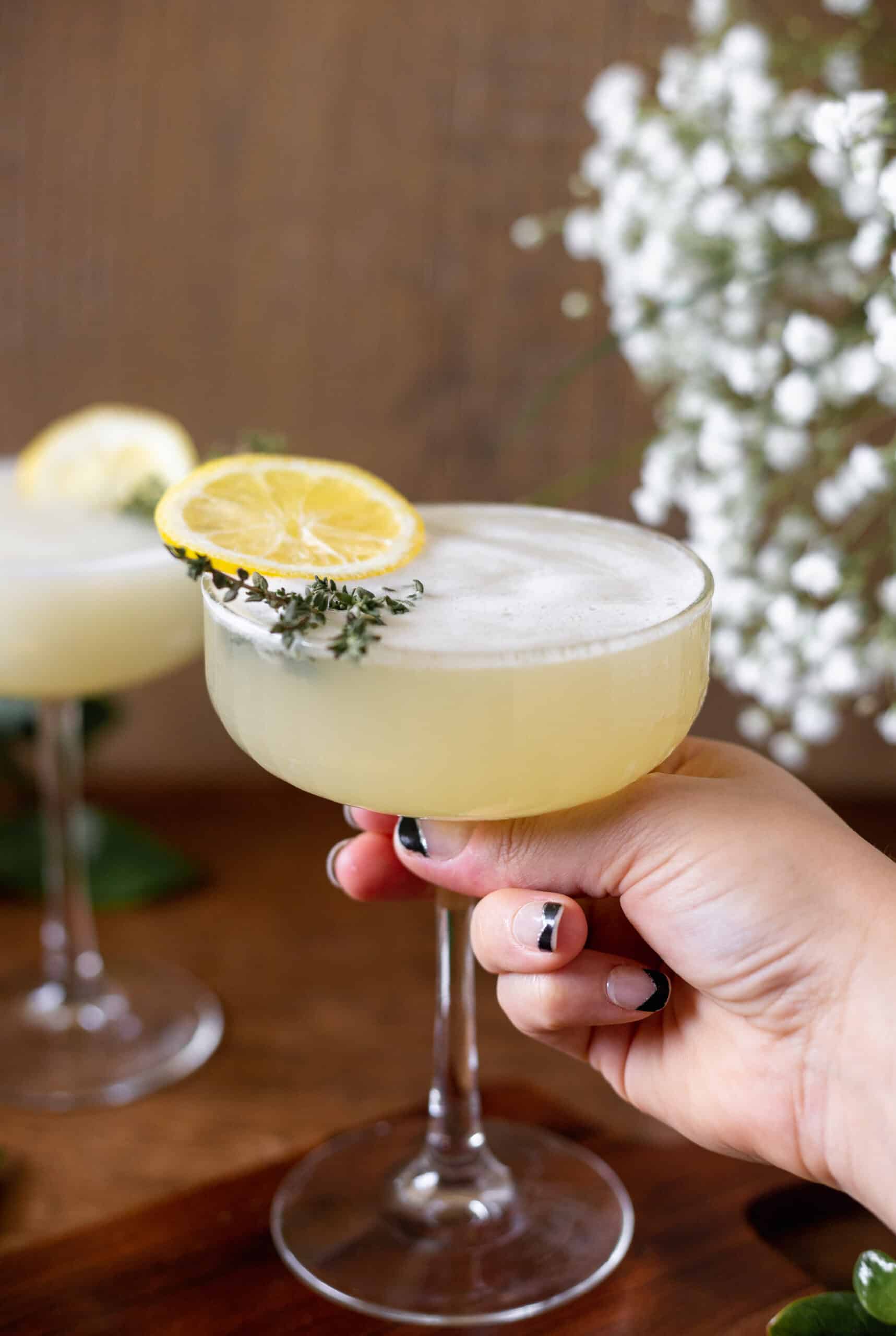 Honey-Thyme Gin Martini