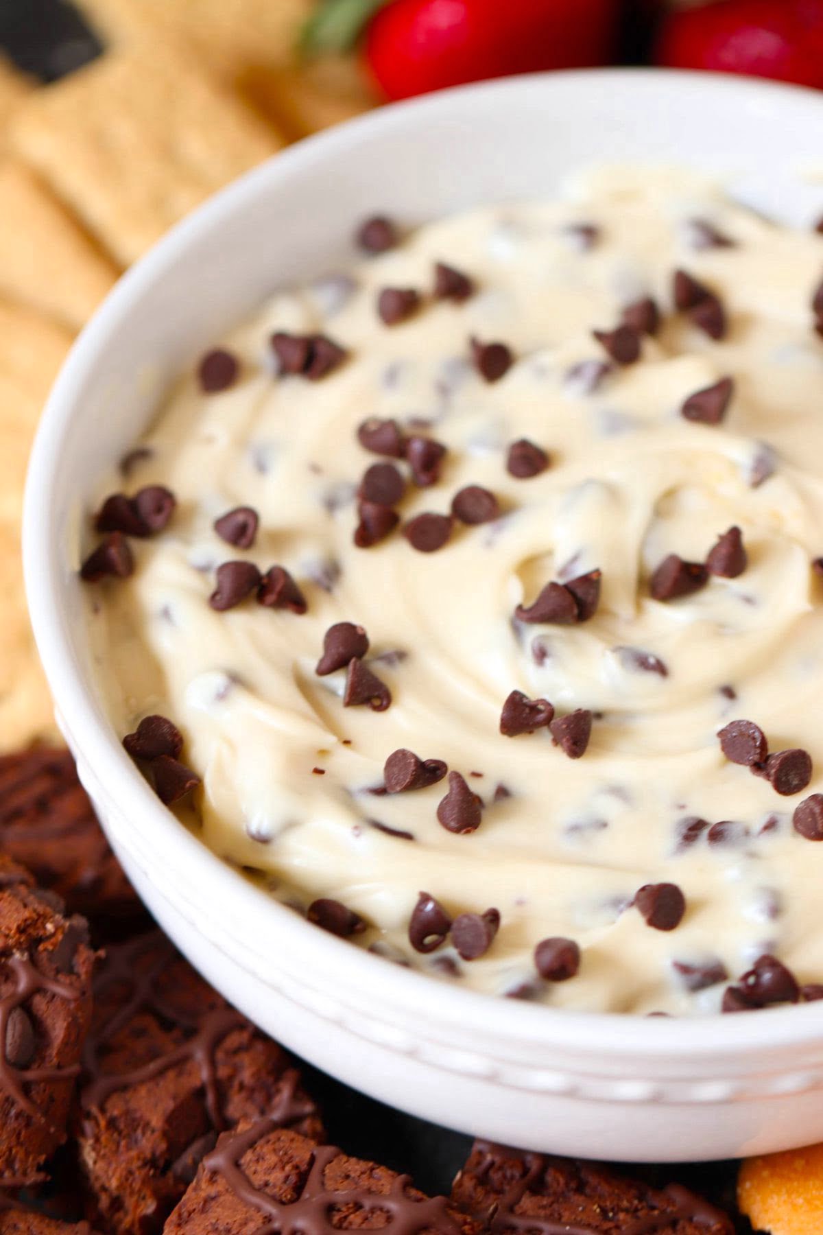 Half-Batch Chocolate Chip Cookie Dough Dip