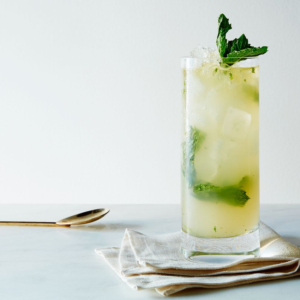 Herbal Gin and Cucumber Swizzle