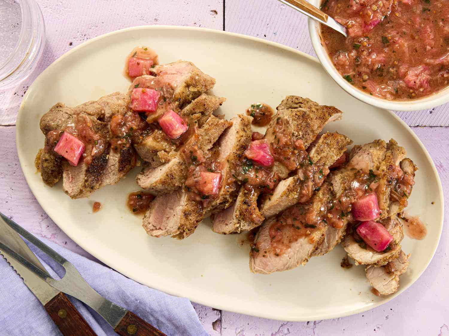 Pan-Roasted Pork with Regional Herb Sauce