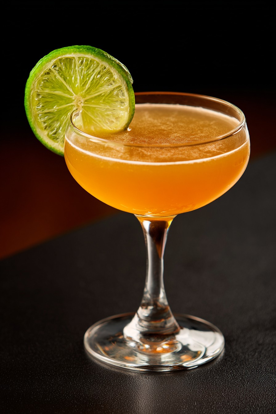 Pegu Club Gin Cocktail with Lime and Orange Bitters