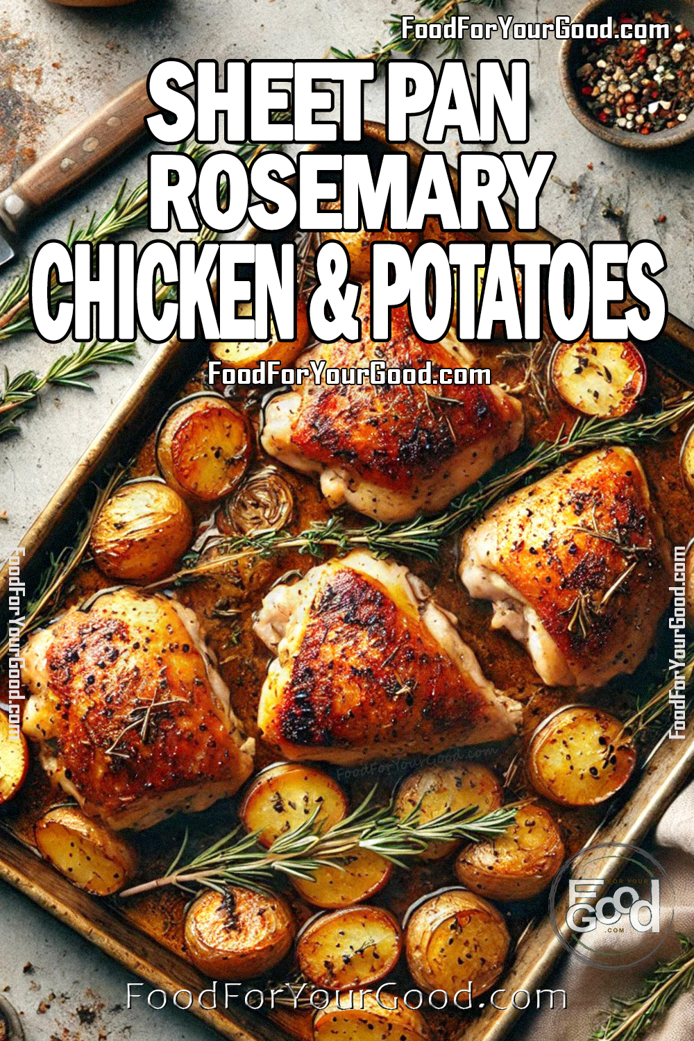 Easy Aussie Sheet Pan Dinner with Garlic and Rosemary