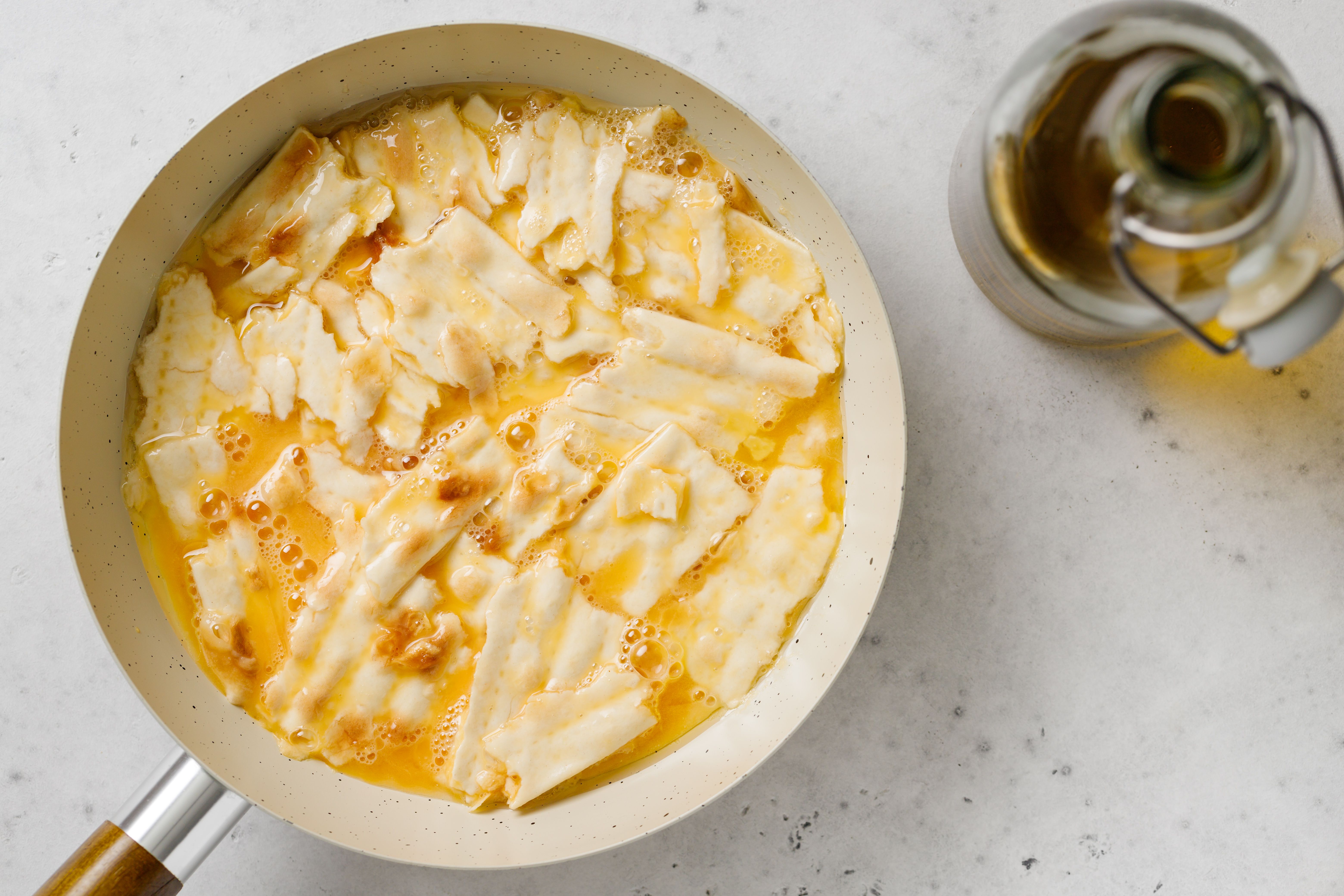 Matzo Meal Passover Rolls with Honey Butter