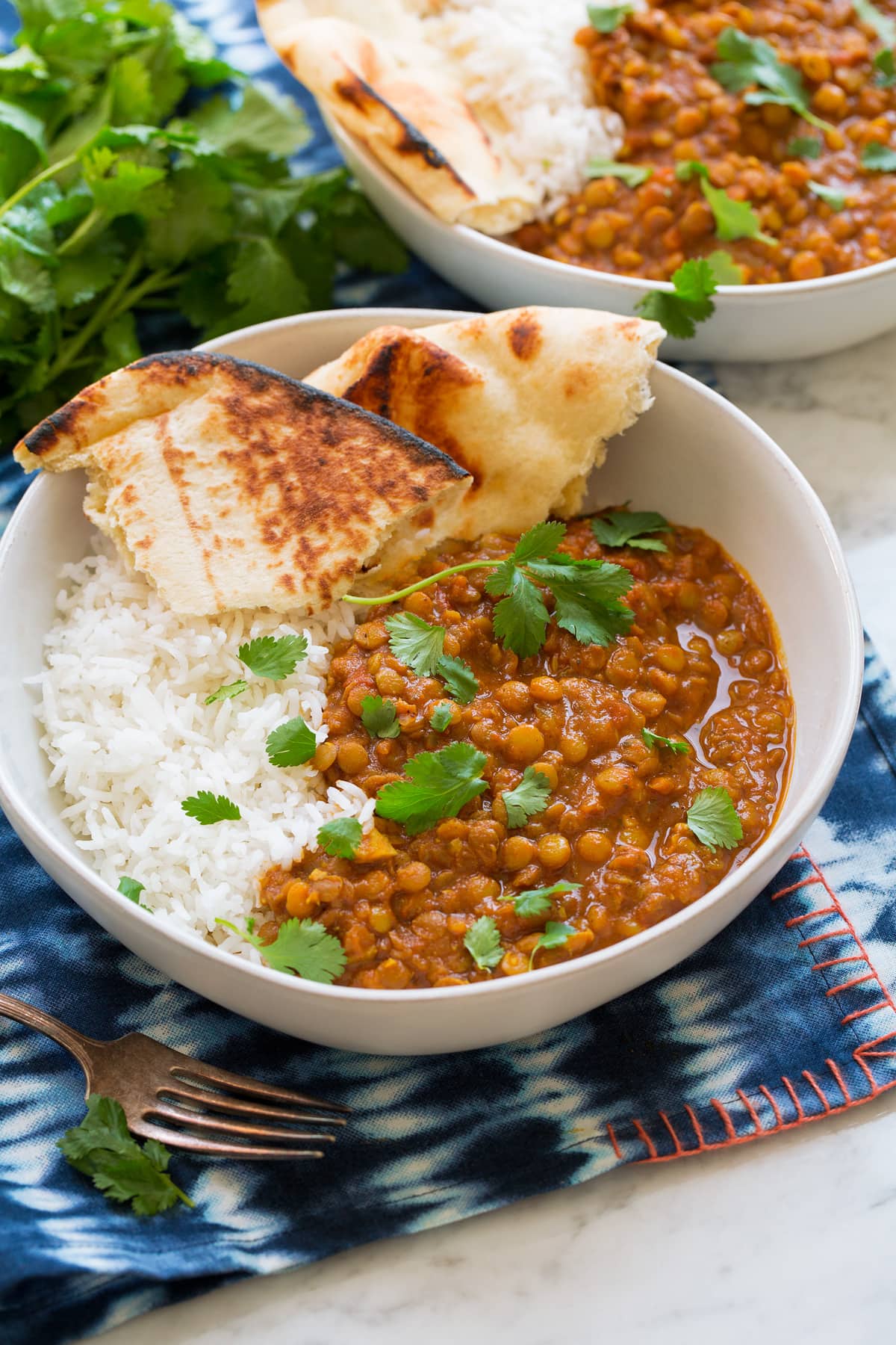 Spiced Reunion Island Lentil Curry with Coconut Milk