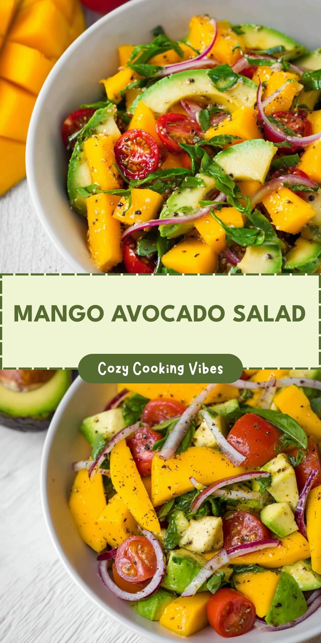 Citrus-Spiced Mango and Avocado Salad with Chili Lime Dressing