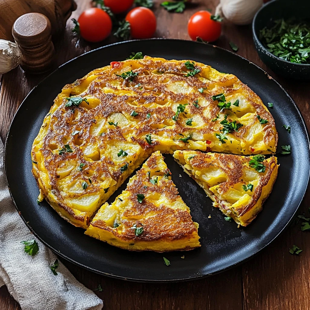 Pan-Roasted Spanish Omelette with Potatoes and Onion