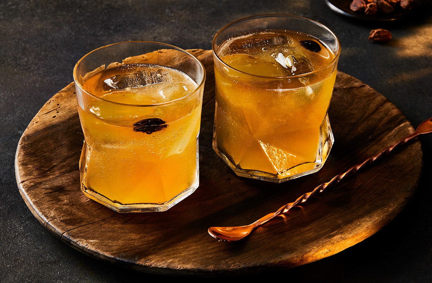 Smoked Ginger Whiskey Stir