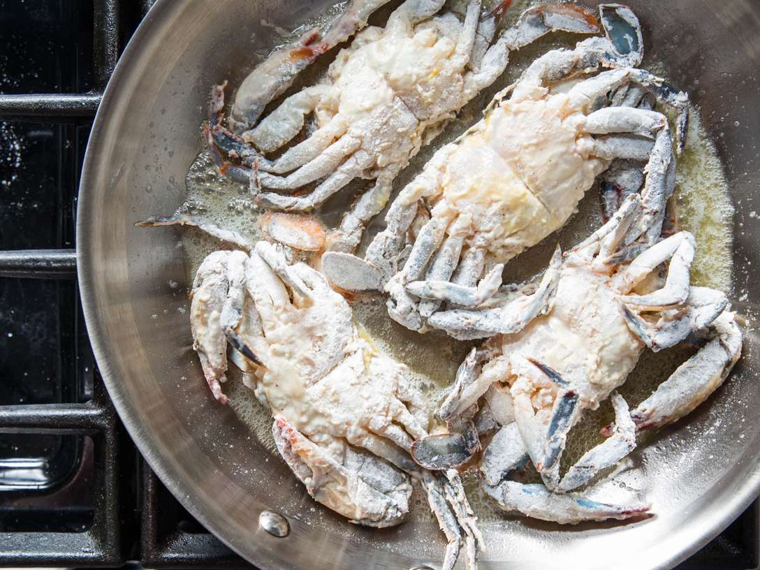 Pan-Seared Soft Shell Crab with Old Bay Remoulade