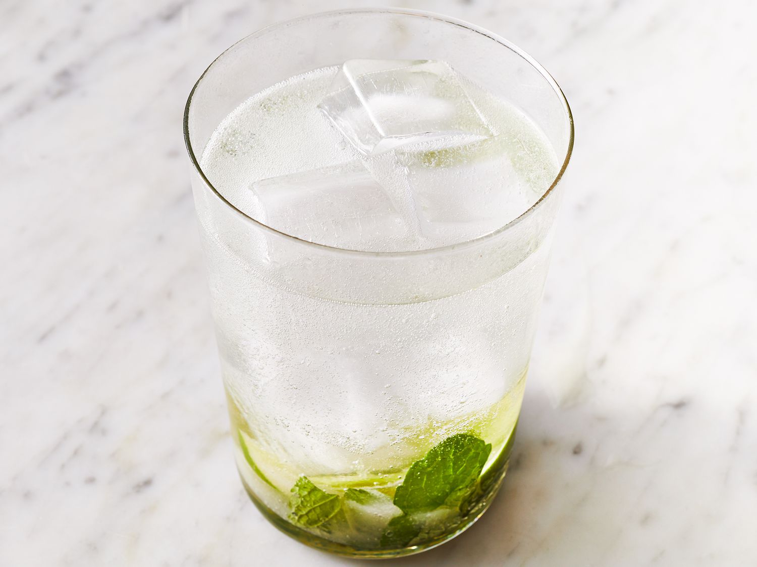 Muddled Rum Lime Basil Smash