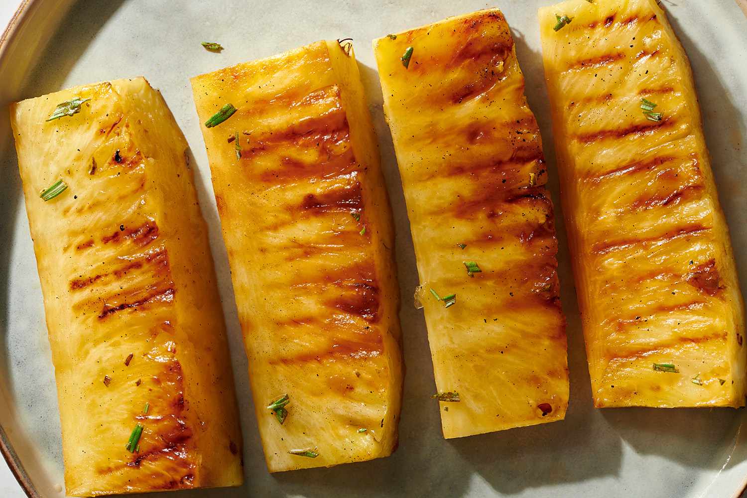 Honey-Lime Grilled Pineapple with Chili Sugar