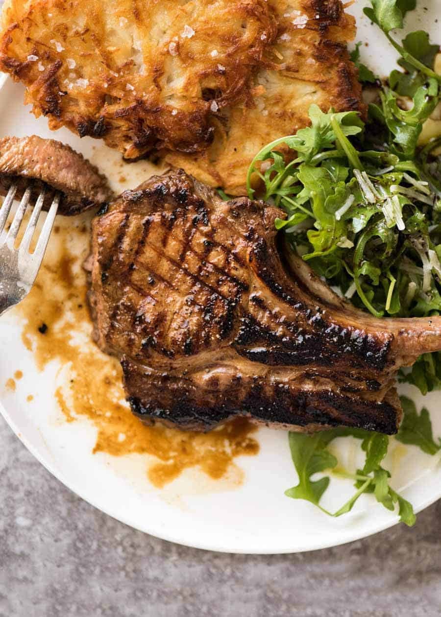Grilled Citrus-Marinated Pork Chops