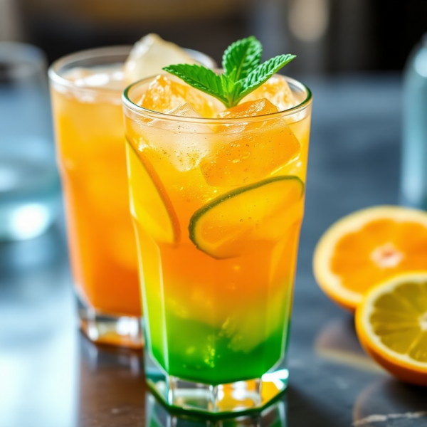 Citrus-Peppermint Sparkler