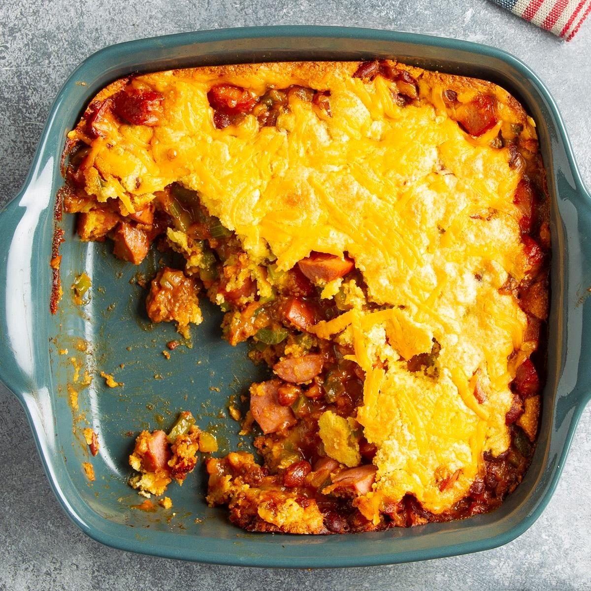 Springfield-Inspired Cornbread and Chili Bake
