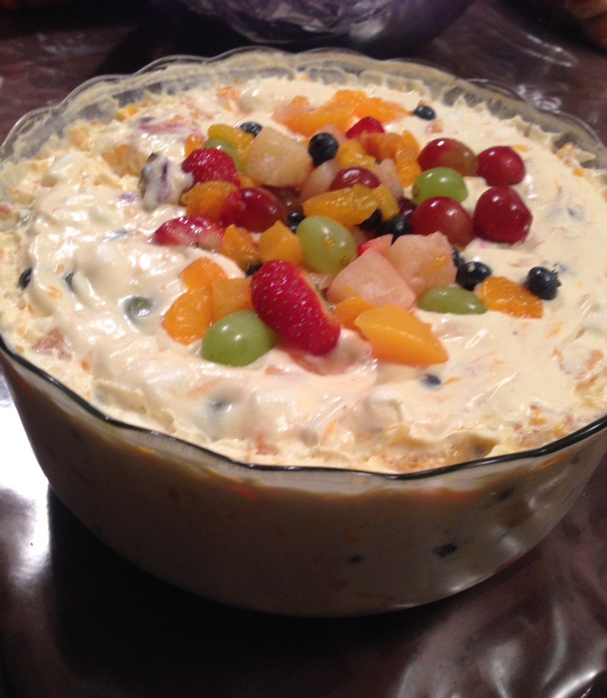 Glorified Rice Creamy Fruit Salad