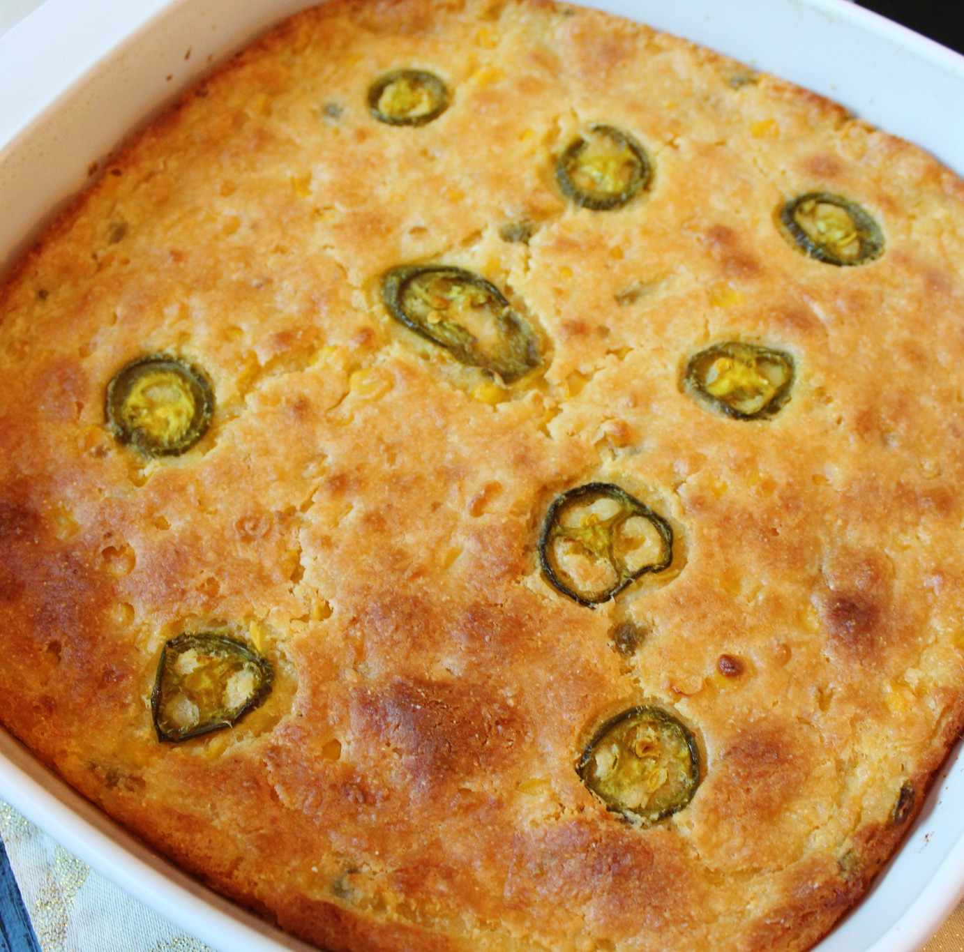 Springfield-Inspired Cornbread and Jalapeño Chili Bake