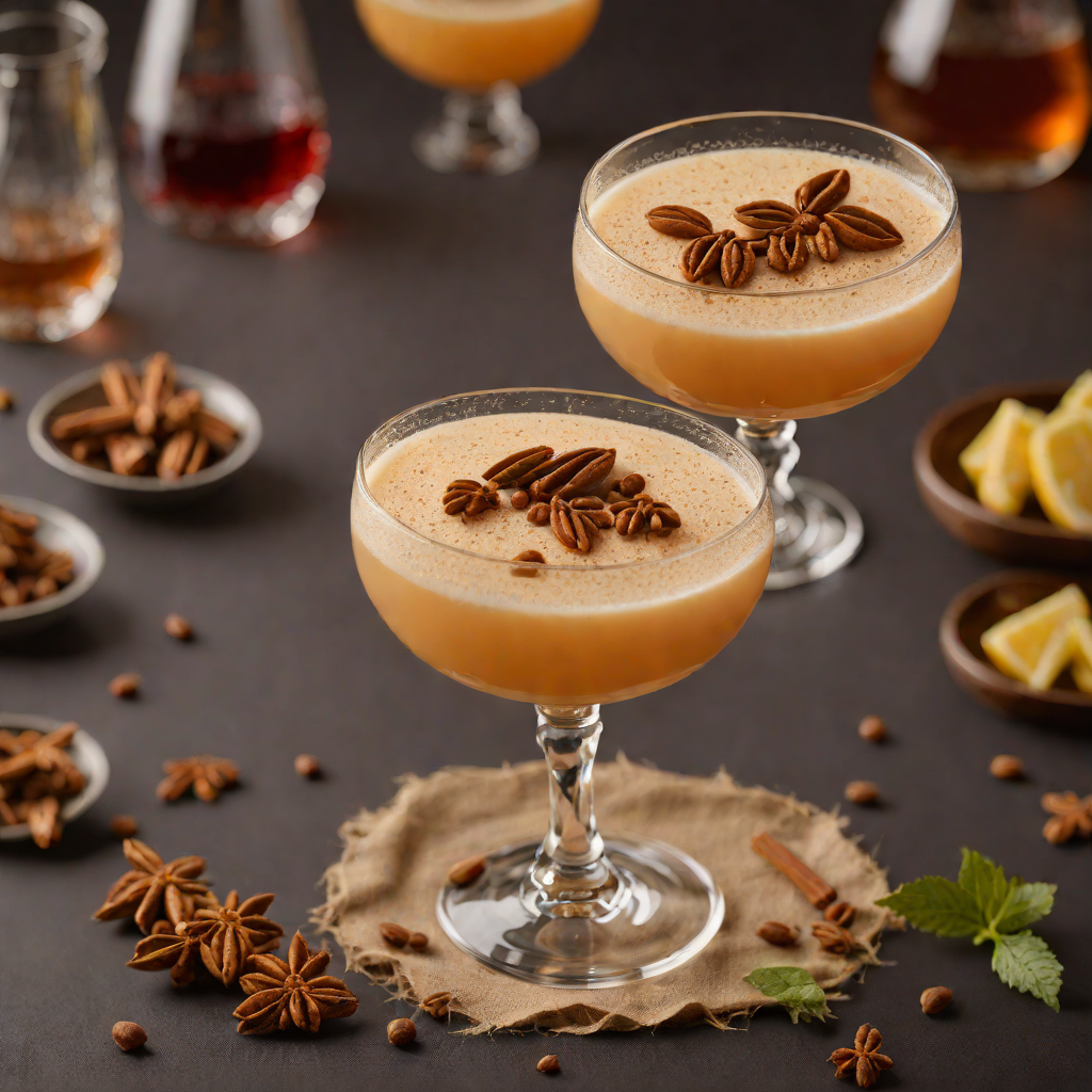 Creamy Spiced Maple Bourbon Sour