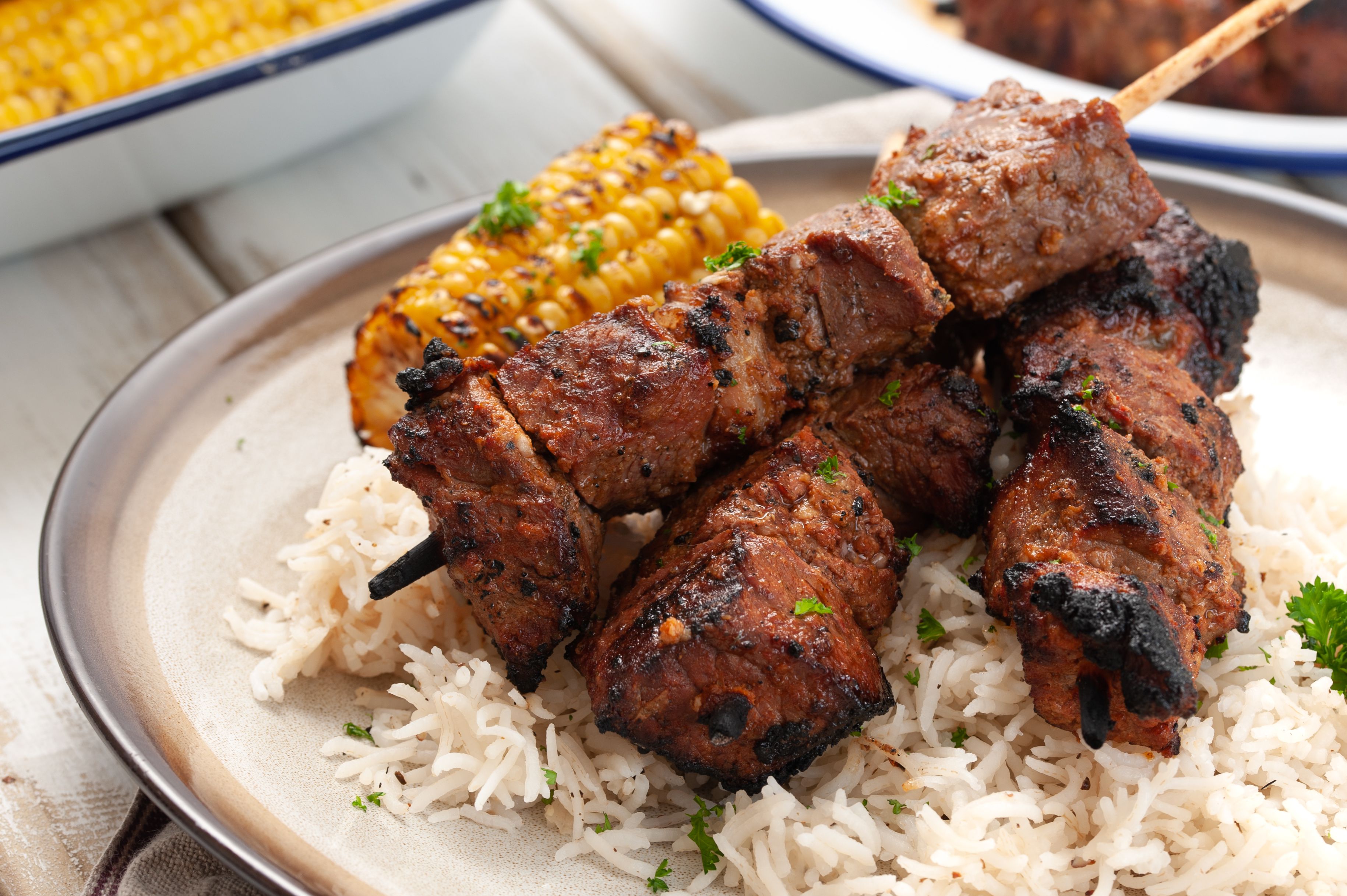 Grilled Bolivian Spiced Beef Skewers