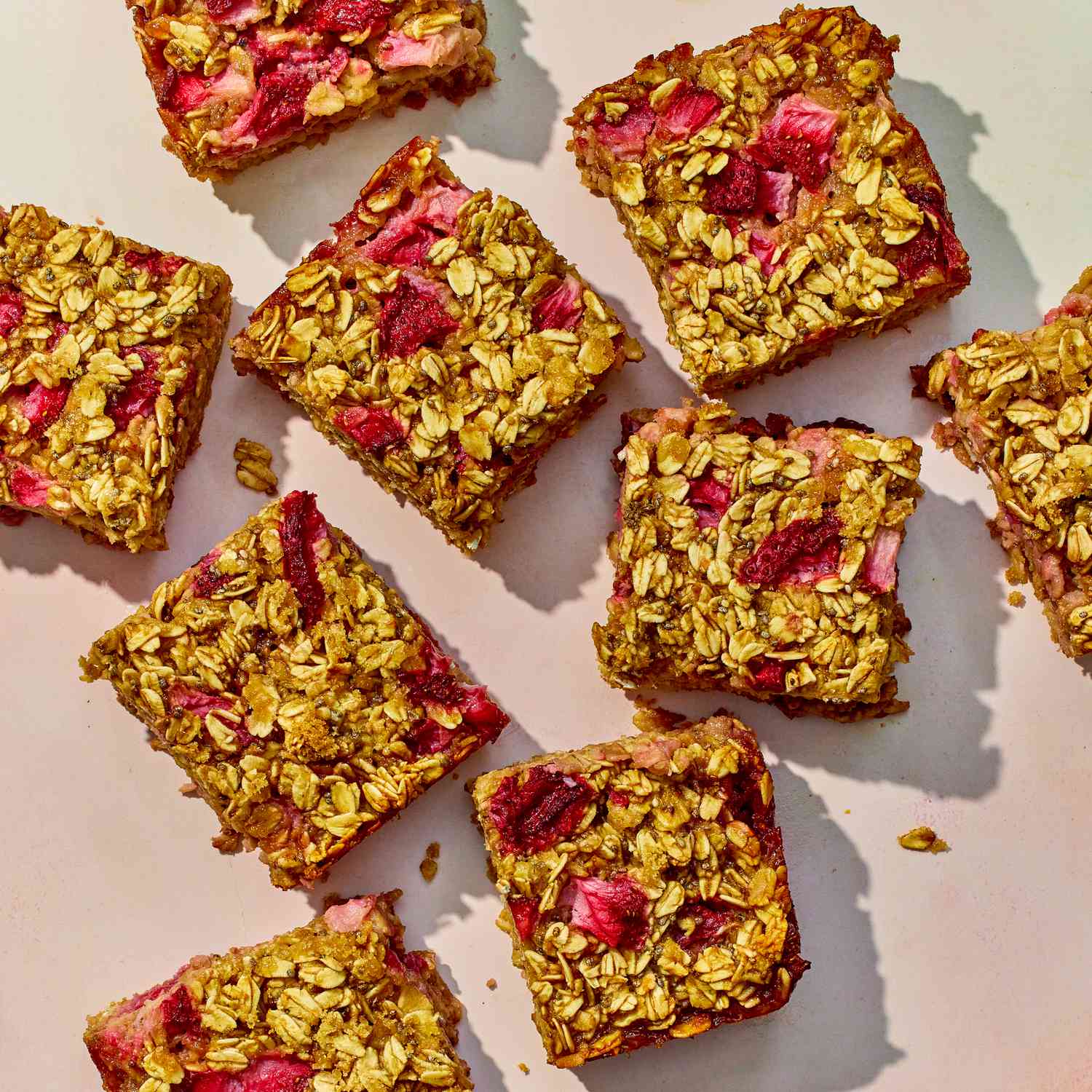Baked Oat and Almond Fruit Bars