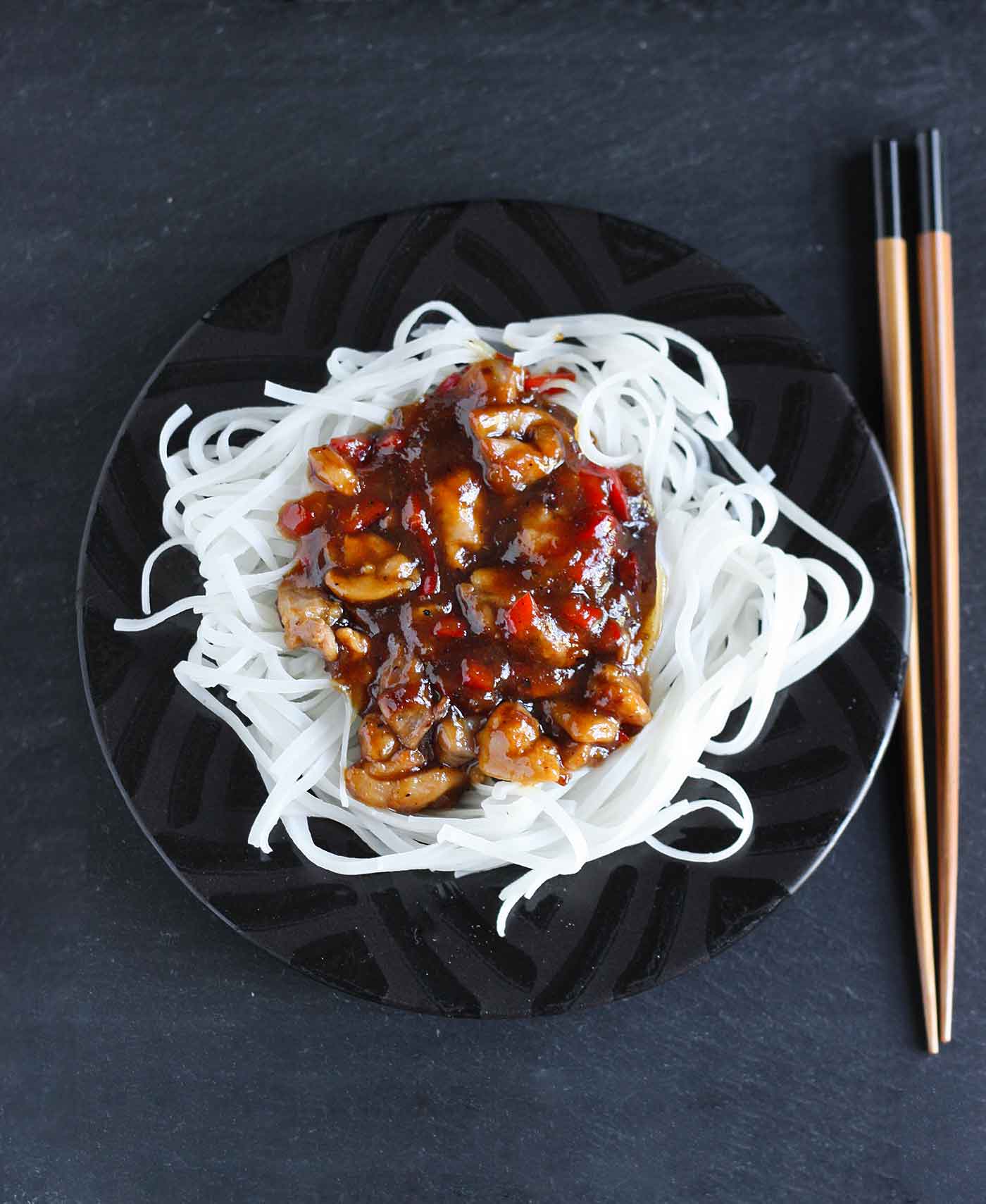 Thai Chicken and Rice Noodles