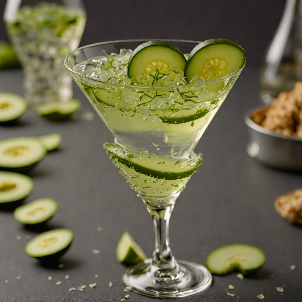 Zesty Cucumber Gin Martini