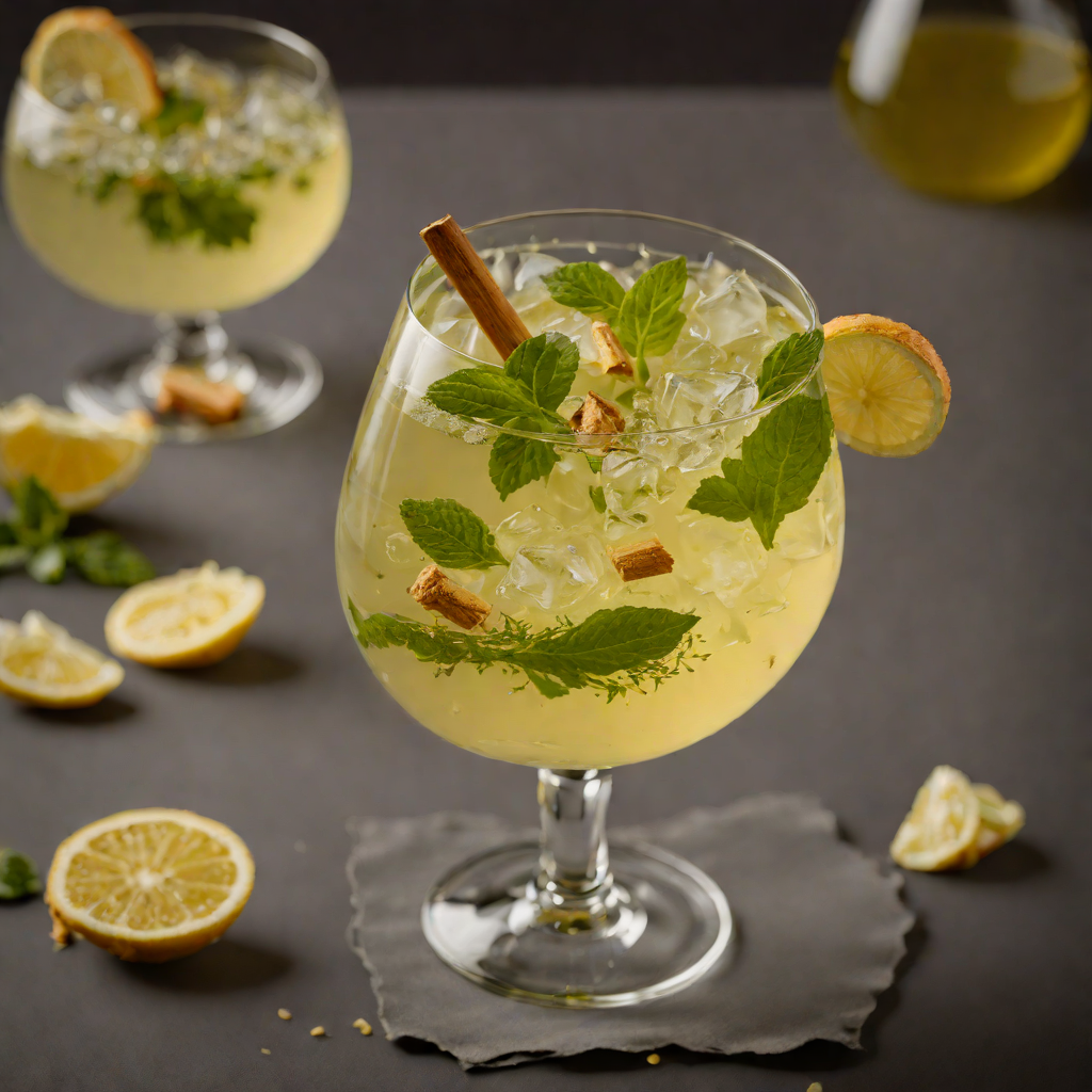 Herbal Ginger Green Tea Fizz