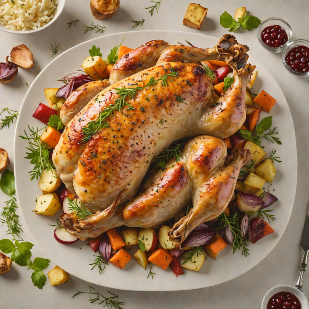 Springfield-Style Herb Roasted Chicken with Root Vegetables