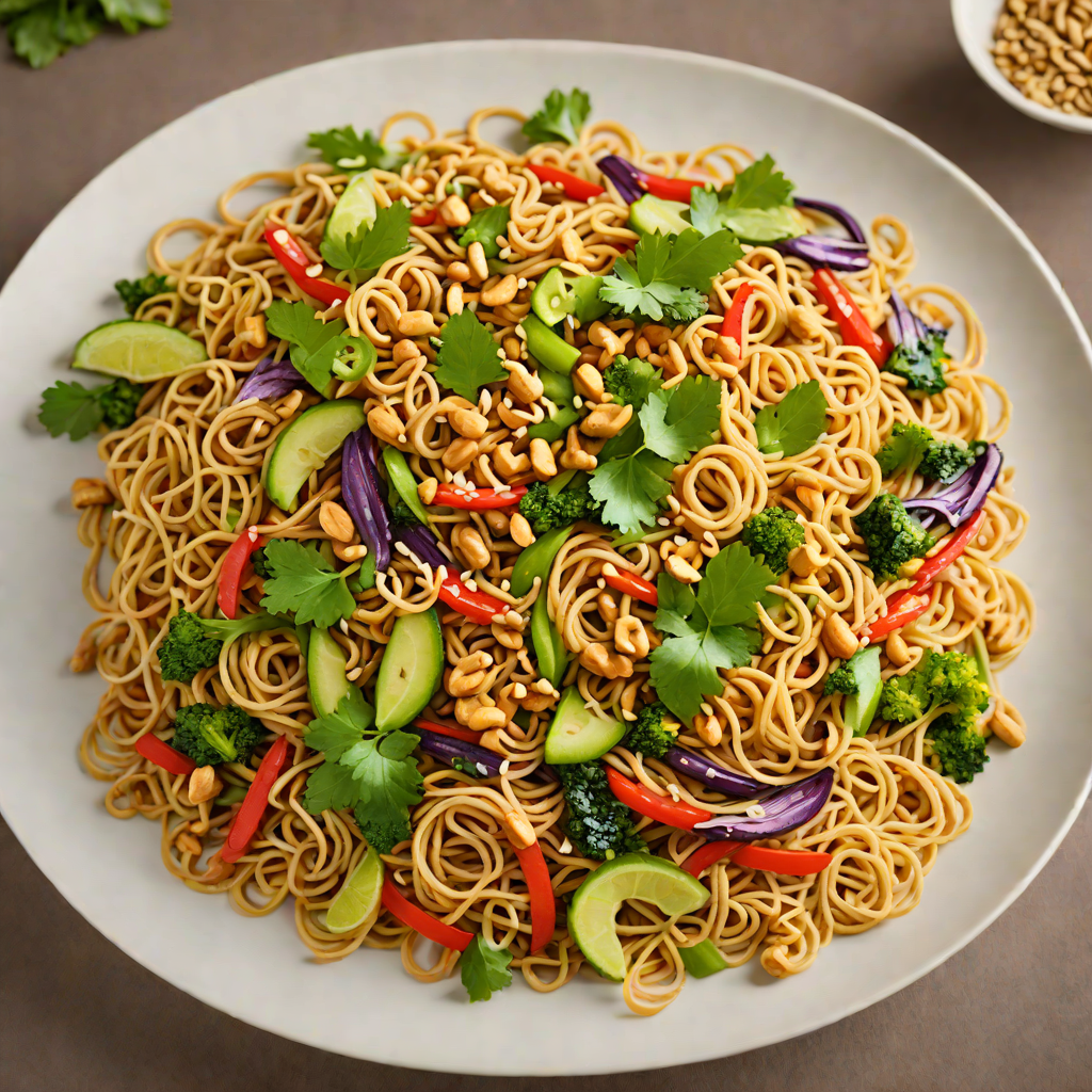 Quick Vegan Thai Peanut Noodle Stir Fry