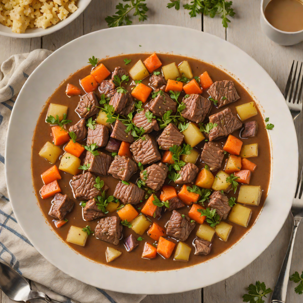 Whiskey-Spiced Beef Stew with Root Vegetables