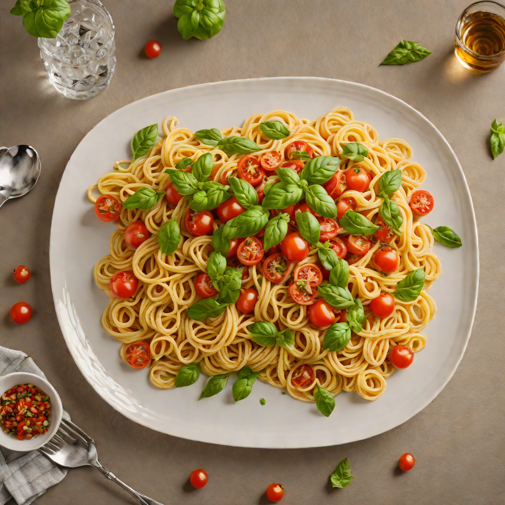 Vodka-Infused Tomato and Basil Pasta