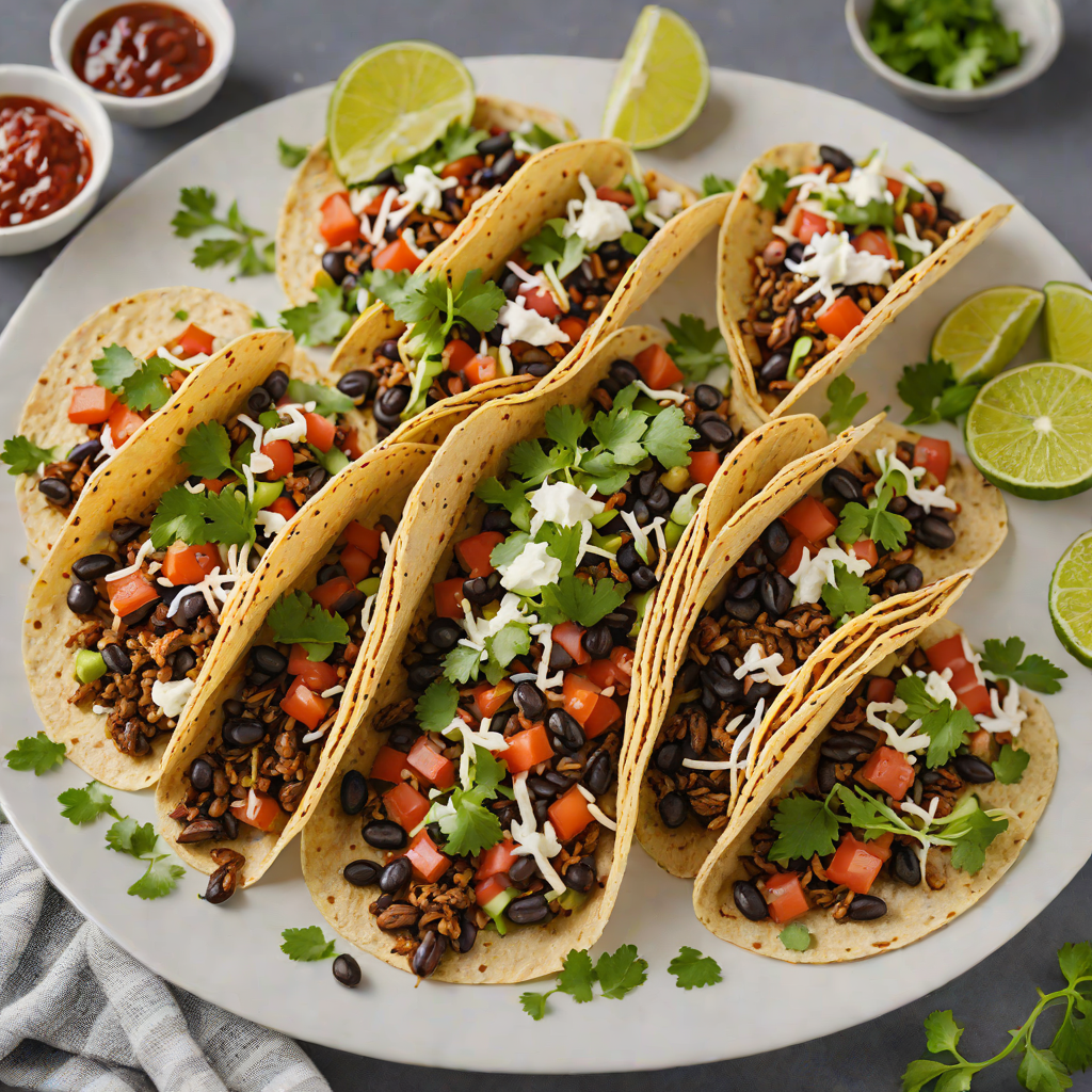 Smoky Hidden Valley Black Bean Tacos