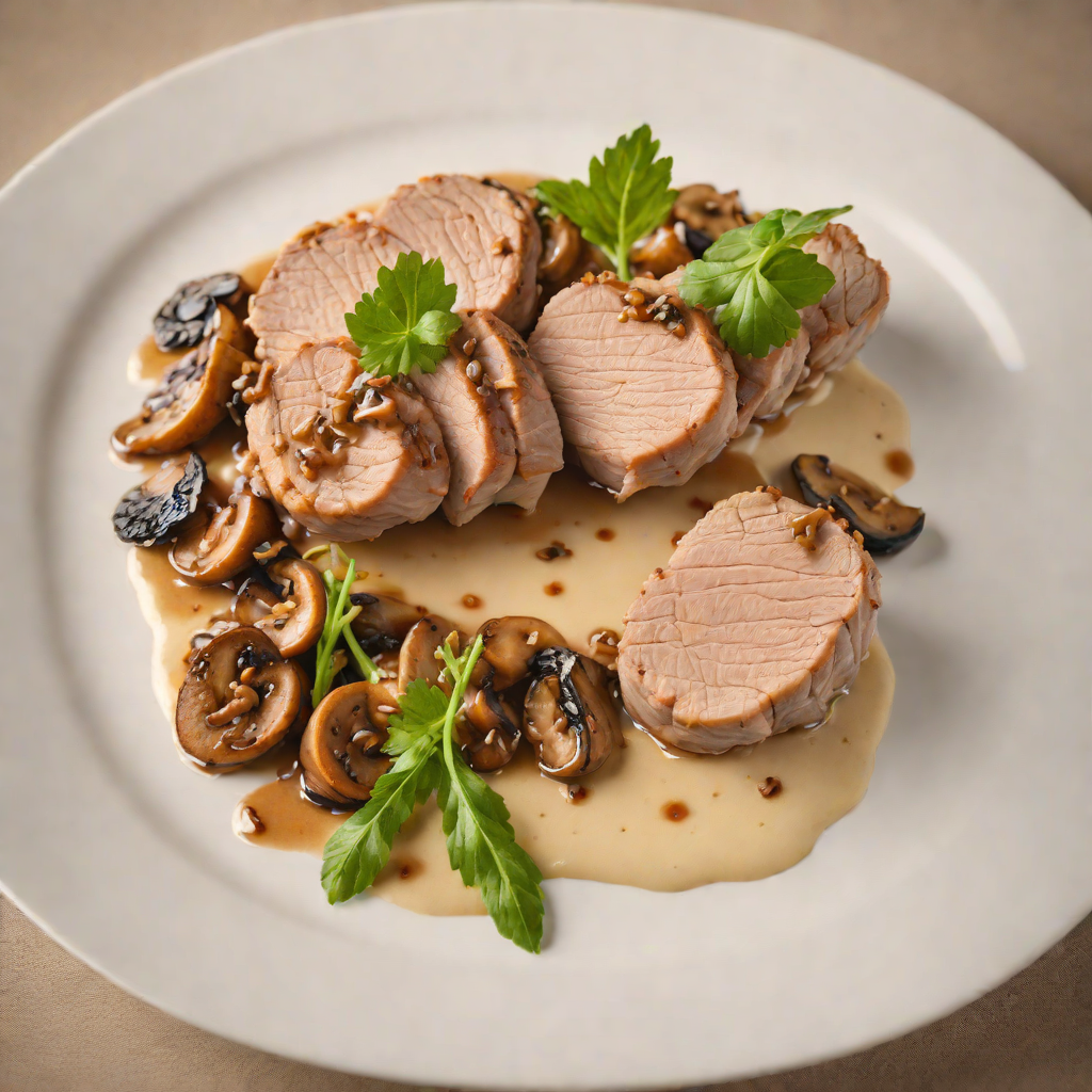 Pan-Seared Pork Tenderloin with Sherry and Mushroom Sauce