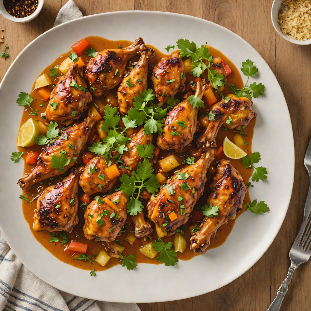 Quick Sautéed Berbere Chicken with Ginger and Garlic